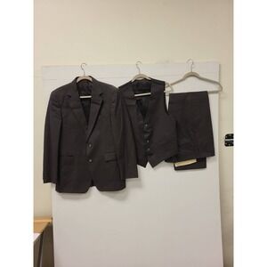 Sovereign Tailored Barry Mens 3 Piece Suit Blazer Vest Pants Size Unspecified